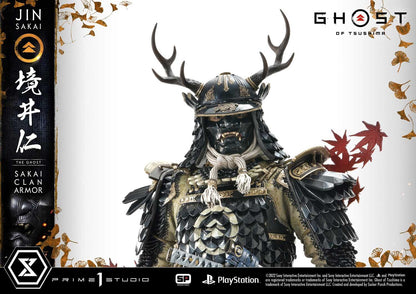 Ghost of Tsushima Jin Sakai The Ghost Sakai Clan Armor Statue by Prime1 Studio