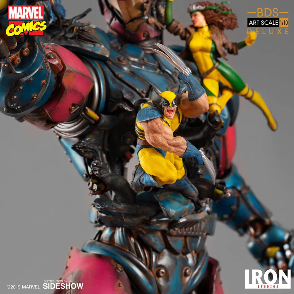 X-Men Vs Sentinel 1 (Deluxe) 1:10 Scale Statue By Iron Studios