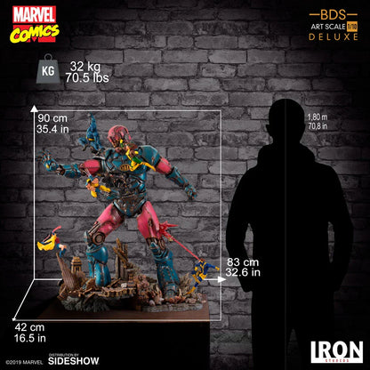 X-Men Vs Sentinel 1 (Deluxe) 1:10 Scale Statue By Iron Studios
