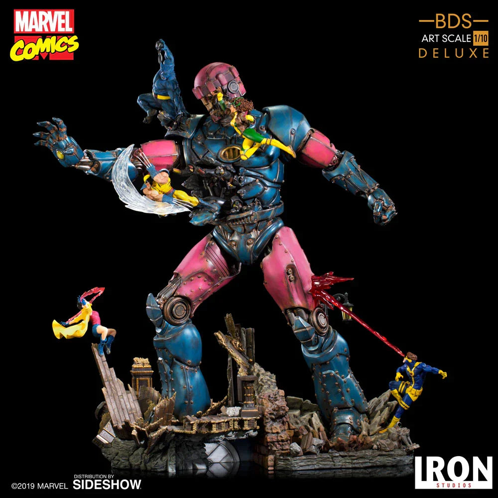 X-Men Vs Sentinel 1 (Deluxe) 1:10 Scale Statue By Iron Studios