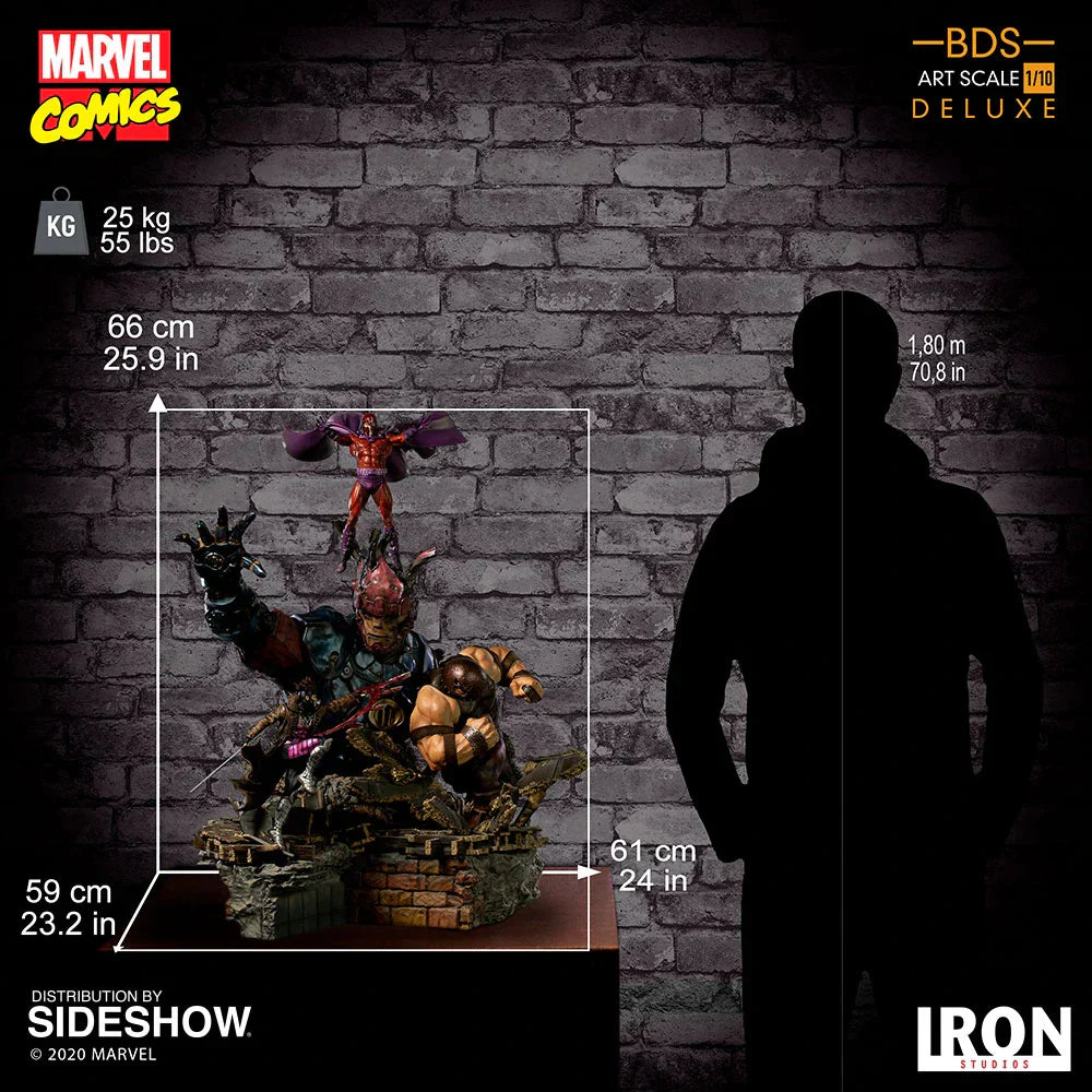 X-Men Vs Sentinel 2 (Deluxe) 1:10 Scale Statue By Iron Studios